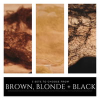 Complete Hair Net Set: net, u-pins, elastics, bag *new