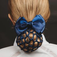 Hair Bow & Bun Cover, Clip, Bag *new