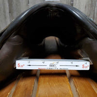 17" MW *5.25" County Saddlery Dressage, Front Pencil Block, Wool Flocked, Flaps: 16"L x 11"W Serial #: 86030815 No 3 Fit