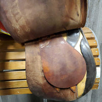 17" M *4.75" Passier Baum All Purpose, 2 Billet Guards, Wool Flocked, Flaps: 16"L x 12"W Serial # 181540