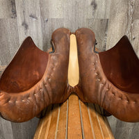 17 MW *5.25 Passier Baum All Purpose, 2 Billet Guards, Wool Flocked, Long Med Front Pencil Blocks, Flaps: 15"L x 13"W Serial #: 175309