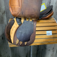 17 MW *5.25 Passier Baum All Purpose, 2 Billet Guards, Wool Flocked, Long Med Front Pencil Blocks, Flaps: 15"L x 13"W Serial #: 175309