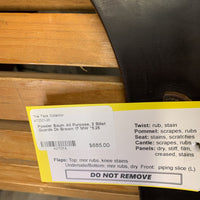 17 MW *5.25 Passier Baum All Purpose, 2 Billet Guards, Wool Flocked, Long Med Front Pencil Blocks, Flaps: 15"L x 13"W Serial #: 175309