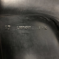 17" Med *4.75 Vega Dressage, 2 Billet Guards, Wool Flocking, XLg Front Blocks, Flaps: 17.5"L x 12"W Serial #: 17 L0076017 2+ 1 1/2