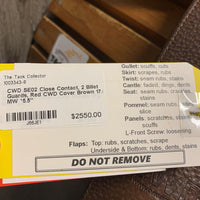 17.5 MW *5.5" CWD SE02 Close Contact, 2 Billet Guards, Red CWD Cover, Foam Panels, Lg Front Blocks, Xlg/Custom Back Blocks, Flaps: 13.5"L x 14"W Serial #: SE 02 175 TR 3C PA 315 09 4739