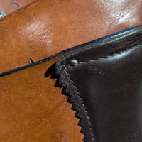 16" *1/Med (high wither/Wide ribs)Tucker Endurance Saddle, 2 Leather Latigos, 4 billets, 4 leather ties, Pr Leather Hobbles & Stirrups, Wool Felt Panels, Angled Rear Billet, Adjustable Position In-Skirt Rigging Serial: 159-540-7134-21 20134111