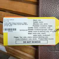 17" M *4.75" CWD SE01 Close Contact, 2 Billet Guards, Red CWD Cover, Med Front & Back Blocks, Foam Panels, Flaps: 14.25"l x 13.5"w Serial #: SE 01 170 TC 2L PA 705 205 RT17 52253