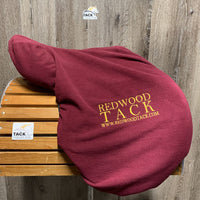 16.5 MW *5.25" Equipe Extreme Close Contact, 2 Billet Guards, Burg Fleece Redwood Tack Cover, Sm Front & Med Back Blocks, Foam Panels, Calfskin, Flaps: 13.5"l x 13.5"w Serial #: 16 5 N 1691047