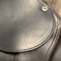 16.5 MW *5.25" Equipe Extreme Close Contact, 2 Billet Guards, Burg Fleece Redwood Tack Cover, Sm Front & Med Back Blocks, Foam Panels, Calfskin, Flaps: 13.5"l x 13.5"w Serial #: 16 5 N 1691047