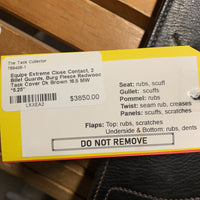 16.5 MW *5.25" Equipe Extreme Close Contact, 2 Billet Guards, Burg Fleece Redwood Tack Cover, Sm Front & Med Back Blocks, Foam Panels, Calfskin, Flaps: 13.5"l x 13.5"w Serial #: 16 5 N 1691047