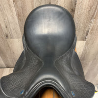 17.5 W *5.5" Hulsebos Zadels WB4 Dressage Saddle, Xlg Front Block, Wool Flocking, Lg Rear Gusset Panel, Shoulder Relief Panels, Flaps: 17.5"L x 12"W Serial #: 17.5 W 29 03 410 WB4