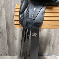 17 *set wide/xw 6" Schleese Jane Savoie Dressage, Wool Flocked, Med Front Blocks, Rear Gusset Panels, Flaps: 16"L x 12"W Serial #: 2-17 2484H0600