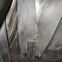 17 *set wide/xw 6" Schleese Jane Savoie Dressage, Wool Flocked, Med Front Blocks, Rear Gusset Panels, Flaps: 16"L x 12"W Serial #: 2-17 2484H0600