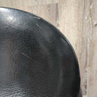 17 *set wide/xw 6" Schleese Jane Savoie Dressage, Wool Flocked, Med Front Blocks, Rear Gusset Panels, Flaps: 16"L x 12"W Serial #: 2-17 2484H0600