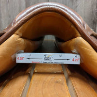 16.5 M *4.25 Crosby Prix de Nations Close Contact, 2 Billet Guards, Foam Panels, Med Front Blocks, Flaps: 14.5"L x 13"W Serial #4523 61232