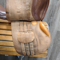 16.5 M *4.25 Crosby Prix de Nations Close Contact, 2 Billet Guards, Foam Panels, Med Front Blocks, Flaps: 14.5"L x 13"W Serial #4523 61232