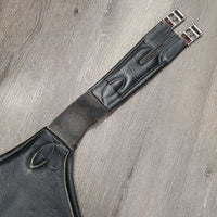 Lg Belly Girth, 2x side els, center strap & D Ring *gc, older, dirty, scratches, rubs1