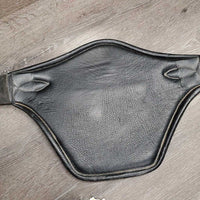 Lg Belly Girth, 2x side els, center strap & D Ring *gc, older, dirty, scratches, rubs1