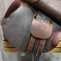 18 MW *5.25" Childeric M Close Contact, 2 Billet Guards, Grey/Orange Childeric Cover, Med Front & Back Blocks, Foam Panels, Flaps: 13.5"L x 13.5"W Serial #: 3A -M-18 689-21