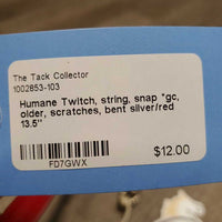 Humane Twitch, string, snap *gc, older, scratches, bent