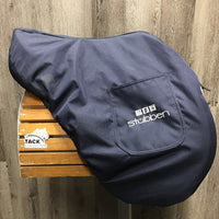 17.5 MW *5.25" Stubben Genesis VSD All Purpose, 2x Billet Guards, Stubben Navy Saddle Cover, Wool Flocking, Rear Gusset Panels, Flaps: 15"L x 13.5"W Serial # C146031 31