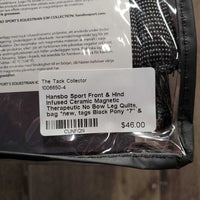 Front & Hind Infused Ceramic Magnetic Therapeutic No Bow Leg Quilts, bag *new, tags