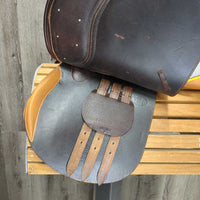 18.5" MN *4.25" Collegiate Ruiz Diaz Close Contact, 2 Billet Guards, green cotton Collegiate Cover, Foam Panels, Lg Front Pencil Blocks, Flaps: 15"L x 14.5"W Serial #: ART 6506 90204001