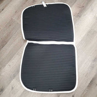 Thick Quilt Dressage Saddle Pads, 2x Piping, bag *new, older