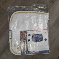 Thick Quilt Dressage Saddle Pads, 2x Piping, bag *new, older