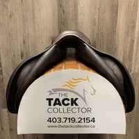 17.5 MW *5.25" Equipe Expression Close Contact, 2 Billet Guards, Blue Equipe Cotton Cover, upgraded calf leather, Felt Panels, Med Front & Back Blocks, Flaps: 13.5"L x 13"W Serial #: 17.5 N 3500099 JEXES +2 +1