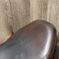 17.5 MW *5.25" Equipe Expression Close Contact, 2 Billet Guards, Blue Equipe Cotton Cover, upgraded calf leather, Felt Panels, Med Front & Back Blocks, Flaps: 13.5"L x 13"W Serial #: 17.5 N 3500099 JEXES +2 +1