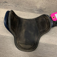 Pr Leather Hind Boots, velcro liners, tabs *vgc, dirt, hairy, stain & rubs