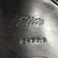 17.5 Adj *W - 5.5" Schleese JES Dressage Saddle, Navy Cotton Schleese Cover, Lg Front Blocks, Rear Gusset Panels, Air Panels, Flaps: 17.75"L x 12"W Serial #: 3-17.5 1198H1101