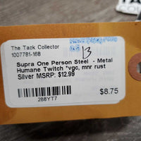 One Person Steel - Metal Humane Twitch *vgc, mnr rust