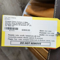 17" (7) 34 *MW 5.5" Erreplus Close Contact, 2 Billet Guards, Grey Erreplus Cover, 54" Erreplus Leathers, Med Front & Back Blocks, Wool Flocking, Flaps: 13.75"L x 13.5"W Serial #: 1811 486574 FM RO