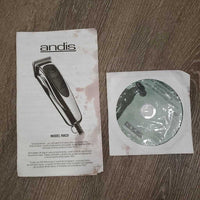 Single Speed Clippers, guards, 4 Blades, scissors, bag, dvd, manual *like new, clean, mnr dirty cord, stuck zipper *SOUND GREAT, WORK