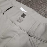 Full Leather Seat Breeches *gc, stained seat & legs, faded?, stains, rubs, seam puckers, older?