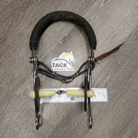 LS Hackabit, Leather Chin Strap, Bit Guards *vgc, mnr dirt, cloth wrapped noseband