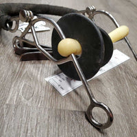 LS Hackabit, Leather Chin Strap, Bit Guards *vgc, mnr dirt, cloth wrapped noseband