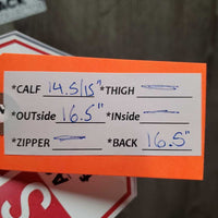 Pr Tall Country Boots, Side Laces, 2 Gold Ariat Forms *like new, v.mnr dust & scuffs