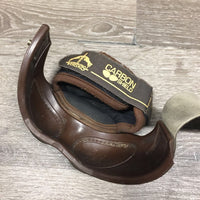 1 ONLY Right Heel Boot *gc, clean, faded, stretched & torn elastic, marker, stains, seam rubs, chips, frayed & hairy velcro