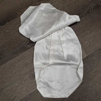 Satin Stock Tie, bling, attached velcro collar, bag *new