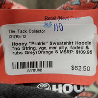 "Prairie" Sweatshirt Hoodie *no String, vgc, mnr pilly, faded & rubs