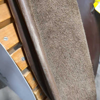 17.5" M *5" Exselle Evolution Dressage Saddle, Suede Seat & Knee Rolls, Lg - Long Exterior Front Blocks, Wool Flocking, Rear Gusset Panels, Flaps: 17"L x 13"W Serial # 0123 EX9 3 293 175