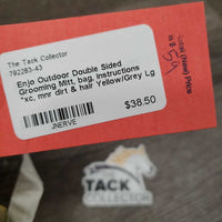 Double Sided Grooming Mitt, bag, instructions *xc, mnr dirt & hair