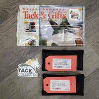 2 English Stirrup Iron Cushions, bag *new, moldy paperwork