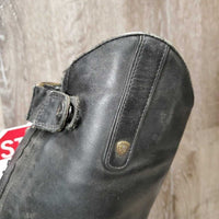 Field Boots, zips *gc, dirty, rubs, scuffs, faded R: thin/holey edges