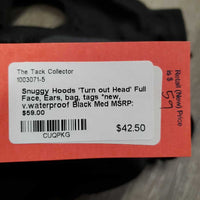 'Turn out Head' Full Face, Ears, bag, tags *new, v.waterproof