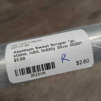 Aluminum Sweat Scraper *gc, stains, rubs, bubbly