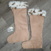 2 Tall Fleece Boot Liner - Socks *vgc, clean, mnr rubs, pills & hair, sticker residue